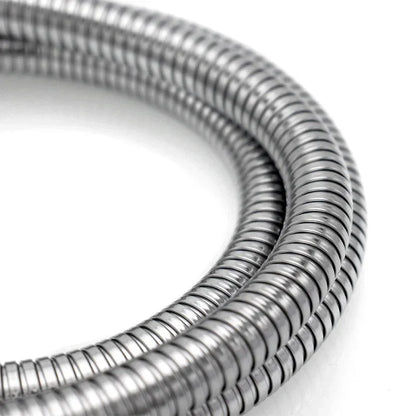 Shower Hose 1.5M Stainless Steel - Flexible Handheld Shower Head Pipe Explosion-Proof Bathroom