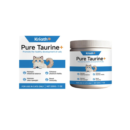 Cats Taurine Powder Supporting Heart Health Maintaining Normal Visual Functions Rich in Nutrients Kitten Daily Care Supplements