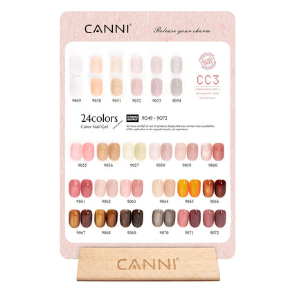 Canni Nail Gel Polish Jelly Nude Color HEMA FREE TPO FREE 9ml Transparent Semi Permanent Natural Nude French Nail Gel Lacquer