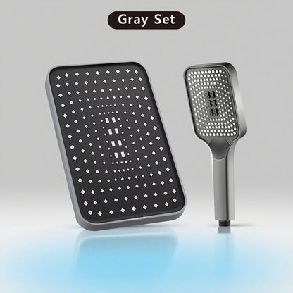 Large Flow High Pressure Shower Head Spray Bathroom Rain Shower Silicone Water-saving Nozzle Pressurization Handheld Accessories