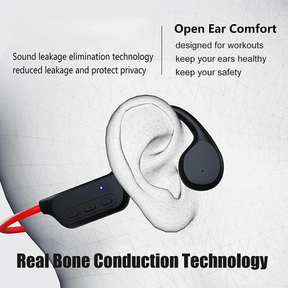 Wireless Earphones for shokz open Sports Bone Conduction Bluetooth IPX8 Waterproof Headphones With 32G RAM Mp3 Music Headset