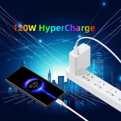 Oiginal 120W Charger Turbo Fast Charge Eu/Us Hypercharge Adapter for Xiaomi Redmi Note 11 12 13 Pro Plus 5G Mi 14 13 13T Cable