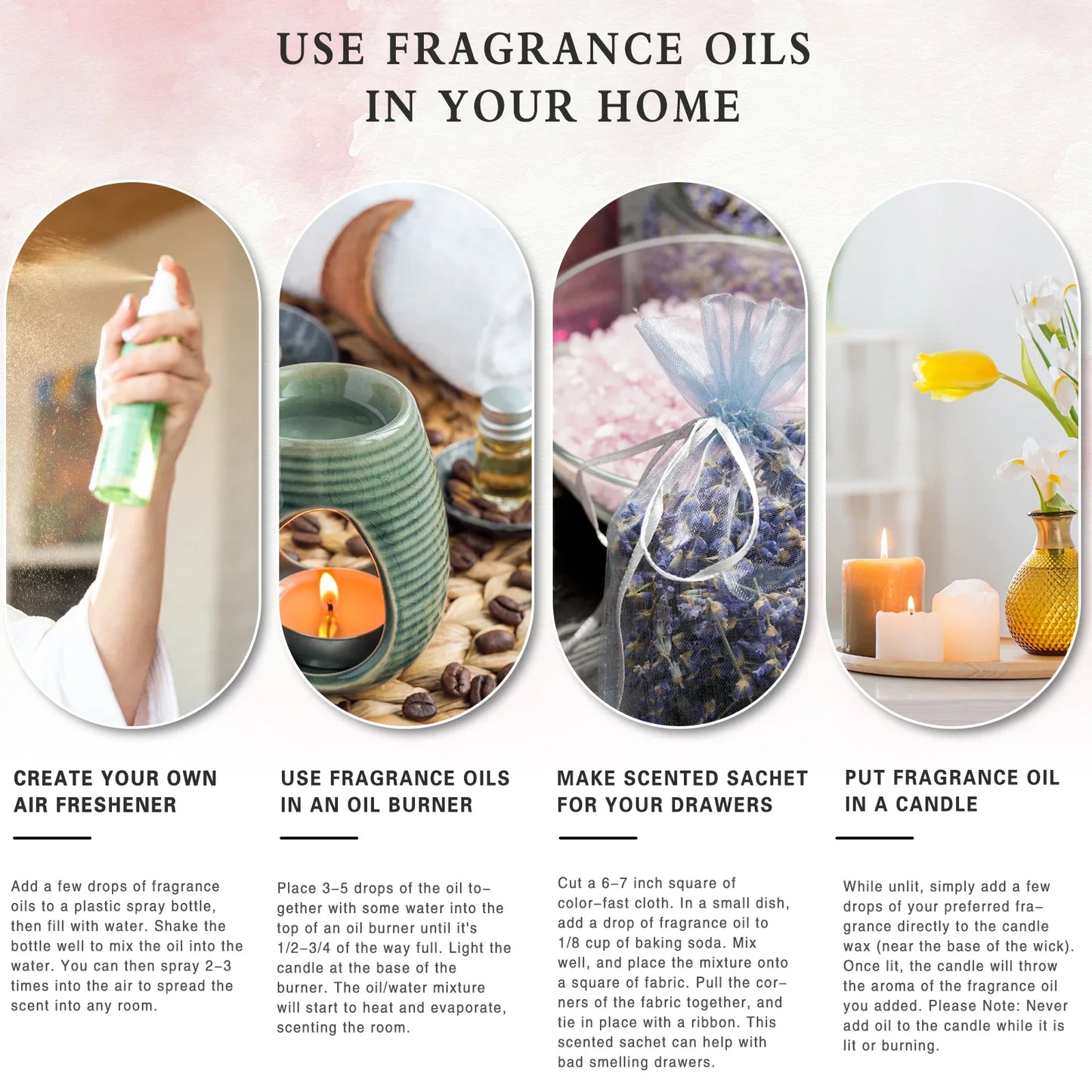 PHATOIL 100ml Aromatherapy Fragrance Oil Coconut & Vanilla Strawberry Cherry Lemon 1/2/3pcs Aroma Oil For Diffuser Candle Making