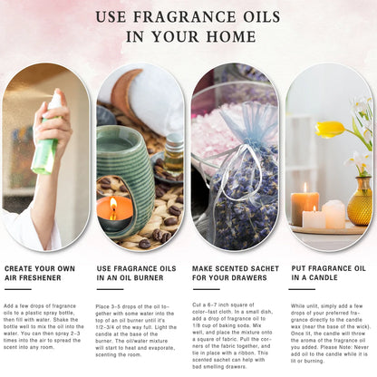 PHATOIL 100ml Aromatherapy Fragrance Oil Coconut & Vanilla Strawberry Cherry Lemon 1/2/3pcs Aroma Oil For Diffuser Candle Making