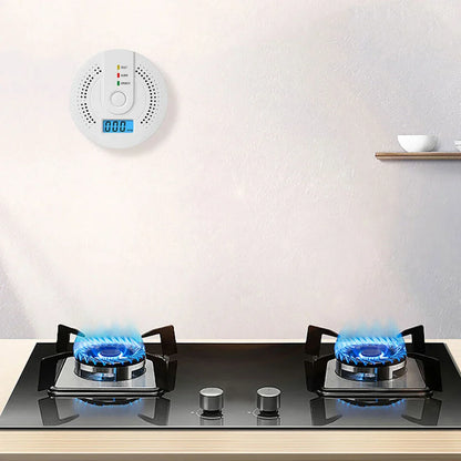 Digital Carbon Monoxide Detector CO Alarm Detector with LED Indicator High Sensitive Gas Detector Sound Warning Gas Leak Sensor