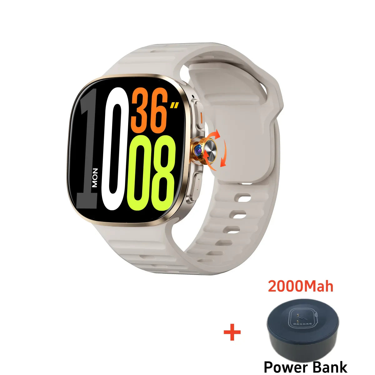 M99 Smartwatch 5G With 2.4inch Amoled Screen 900W Rotating Camera WIFI GPS Position Compass NFC Bluetooth Smart Watch Men Women