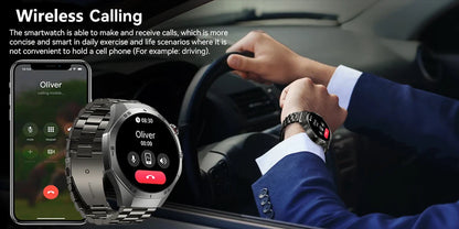Smart Watch 5 Pro GPS NFC Smartwatch Men 360*360 AMOLED Screen Heart Rate Monitor Bluetooth Call IP67 Waterproof Men Smartwatch