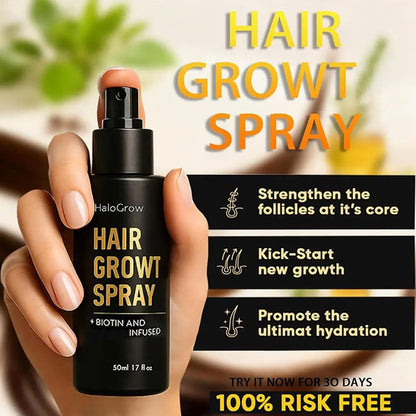 50ml Hair Growth Spray Promotes Hair Follicle Health Melanin Production Hair Thickening Treatment For Men Women Hair Care