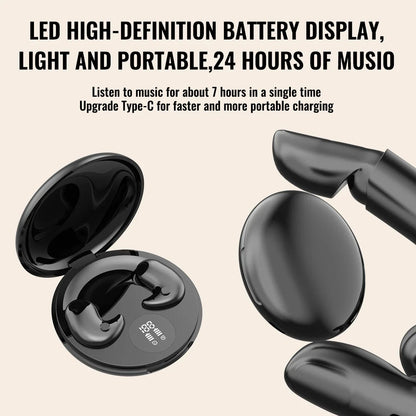 Bluetooth 5.3 Earphones Invisible Sleep Earbuds Wireless in-ear Headphones HiFi Stereo Noise Reduction Hedsets for Huawei