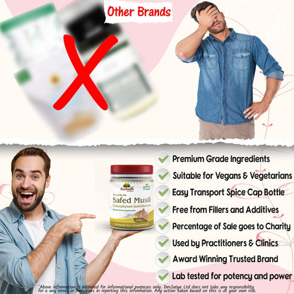 Aushadh Safed Musli Powder 100 gram - Daily Vitality Support