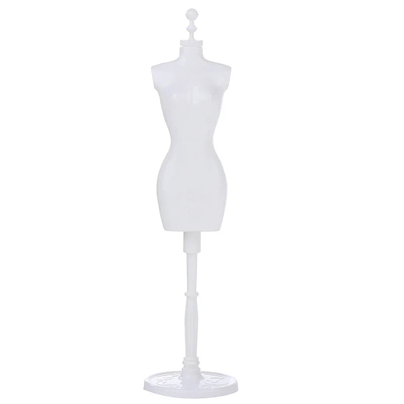 1/6 Doll Mannequin Coat Hanger Dollhouse Doll Skirt Support Wedding Mannequin Stand Humanoid Model Toy Doll Gown Display Form
