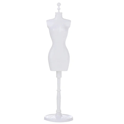 1/6 Doll Mannequin Coat Hanger Dollhouse Doll Skirt Support Wedding Mannequin Stand Humanoid Model Toy Doll Gown Display Form