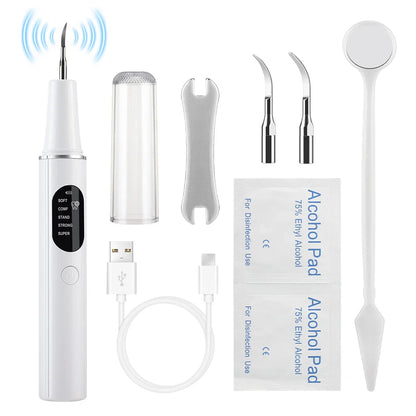 Electric Ultrasonic Dental Scaler 5 Modes Calculus Oral Tartar Remover Tooth Stain Cleaner Teeth Whitening Oral Care