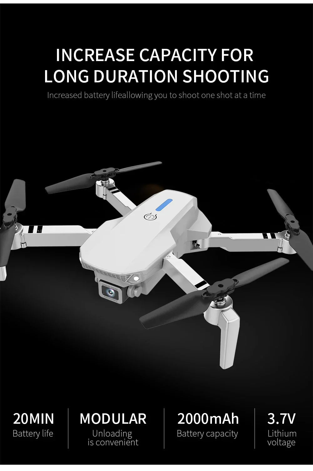 2025 E88 Professional HD 4K RC Drone Wide Angle Camera Foldable Helicopter Quadcopter Aircraft Kid Gift Toys By KBDFA