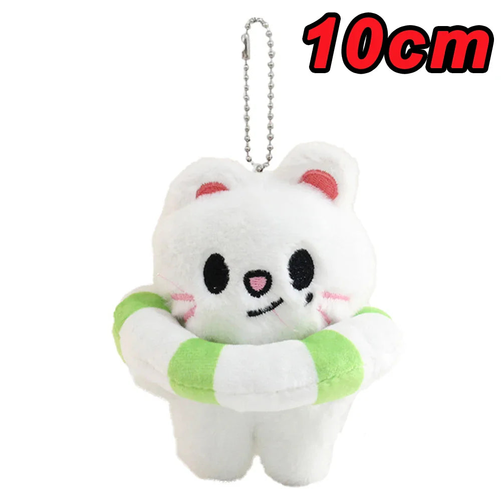 SKZOO Plush Keychain Plush Keychain Wolf Plush Toy Seoul FM Week Cloak Doll Magic School Kid Birthday Gift