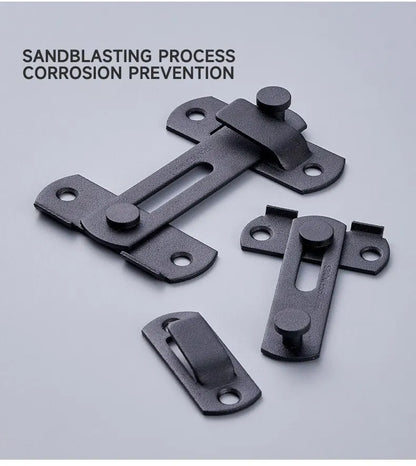 Sliding Barn Door Latch Sliding Right Angle Door Latch Door Bolt Wine Cooler Closet Window Door Latch Plug Baby Safety Latch