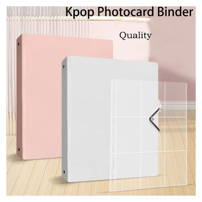 A4 Binder Photocards Holder Kpop Photo Card Page 2/3/4/9/10 Pocket Sleeves PVC Free Photo Album Refills 4x6 10x15 Pocket Sleeves