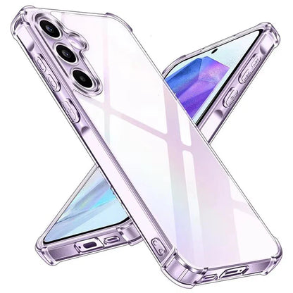 Transparent Phone Case for Samsung A55 5G Back Cover on Galaxy A57 A56 A55 A37 A36 A35 A26 A17 A16 A15 A 35 36 37 55 56 57 Shell