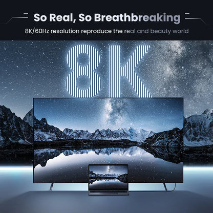UGREEN 8K HDMI-Compatible Cable for Xiaomi TV Box PS5 Ultra High Speed Certified 8K@60Hz Cable 48Gbps eARC Dolby Vision