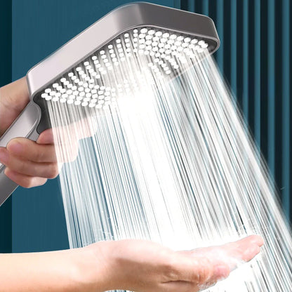 Large Flow High Pressure Shower Head Spray Bathroom Rain Shower Silicone Water-saving Nozzle Pressurization Handheld Accessories