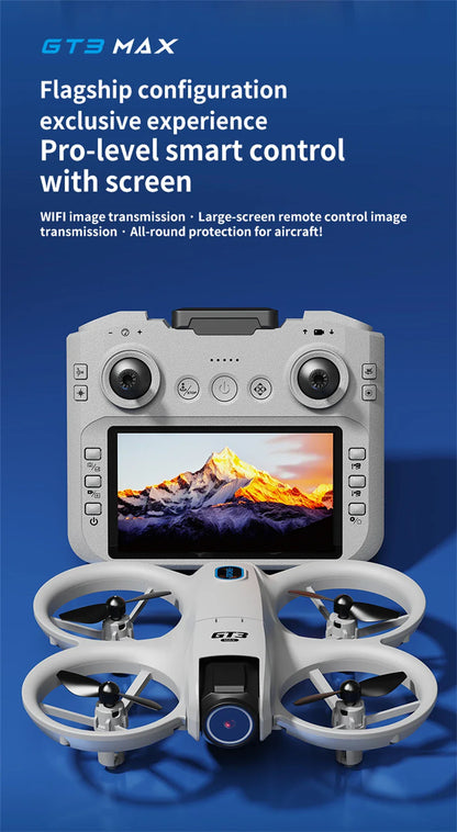 8K 5G GPS Professional HD Aerial Photography Remote Control Aircraft HD Dual Camera Original GT3 Max Drone Quadcopter Toy UAV