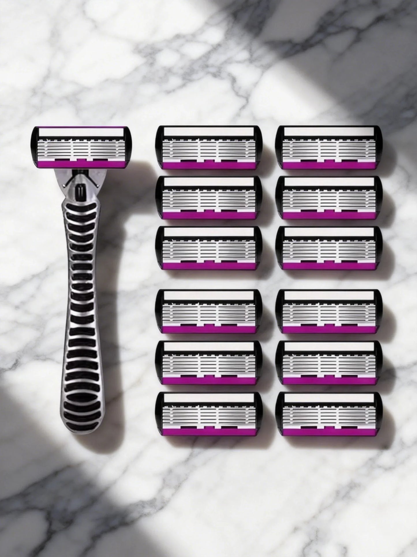 High Quality Man Safety Razor Blade 6 Layer German Stainless Steel Shaving Cartridges Compatible Mach Shaver