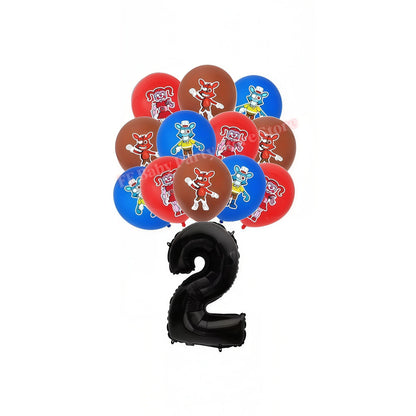 Five Nights Bear Birthday Party Decorations Plate Cup Backdrop Freddyed Balloon for Kids Party Favors FNAFs Event Supplies Gifts