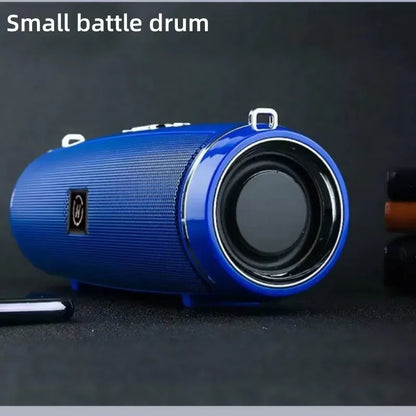 200W Peak Power Portable Bluetooth Speaker IPX7 Waterproof Outdoor HIFI Pillar Subwoofer Stereo Soundbox FM Radio TF Boom Box