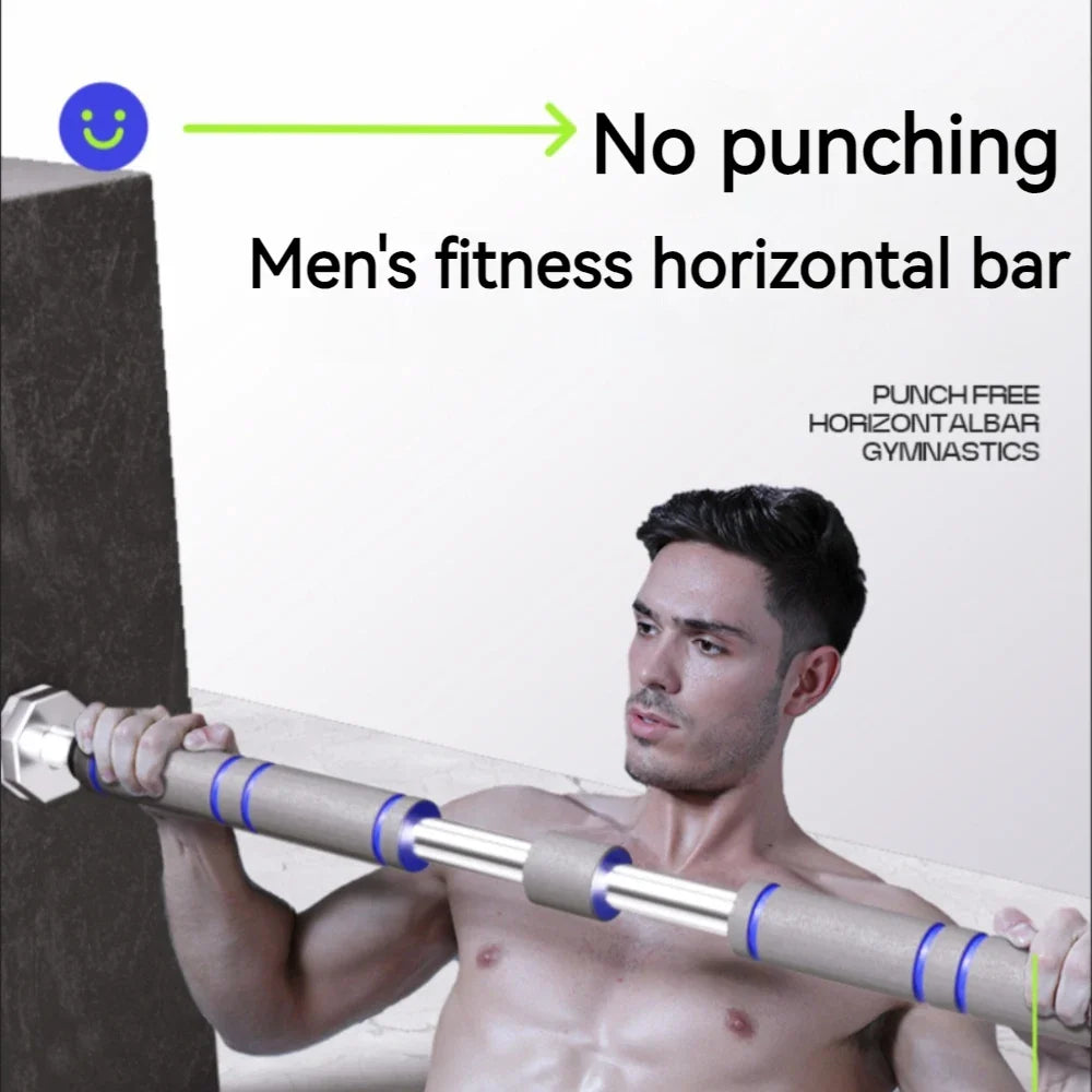 Telescopic Doorway Pull Up Bar Non-Slip Chin-Up Fitness Equipment Adjustable Home Gym Strength Training Heavy Duty For Men Women