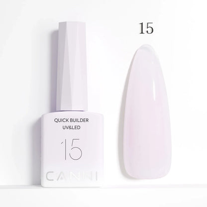 CANNI Nail Gel Polish HEMA/TPO FREE Extension UV Gel Builder Nail Gel In Bottle Semi Permanent Rubber Base Self-leveling Gel