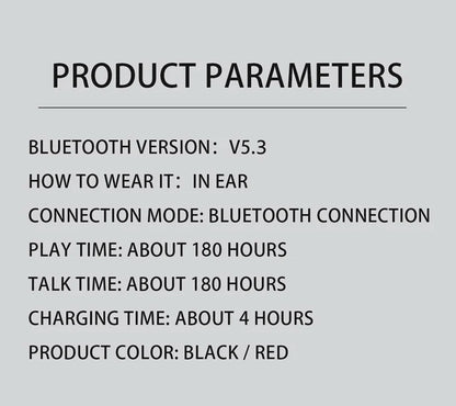 Wireless Headphones 180 Hour Endurance Bluetooth Bass Headset with Mic Stereo Neckband Earphones Sport Auriculares For TF Card