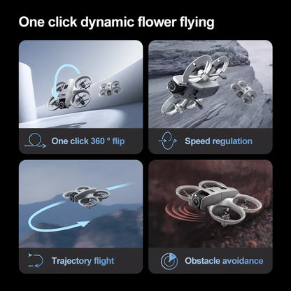 Lenovo V66 Mini Drone | 4K HD Camera, WiFi FPV, Obstacle Avoidance, Pocket-Sized RC Helicopter & Quadcopter