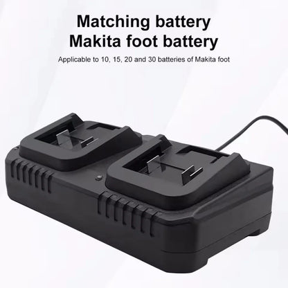Dual Slot Charger 18V 21V Li-ion Battery Charger for Makita BL1415 BL1815 BL1830 BL1850 Electric Drill Power Tools EU US Plug