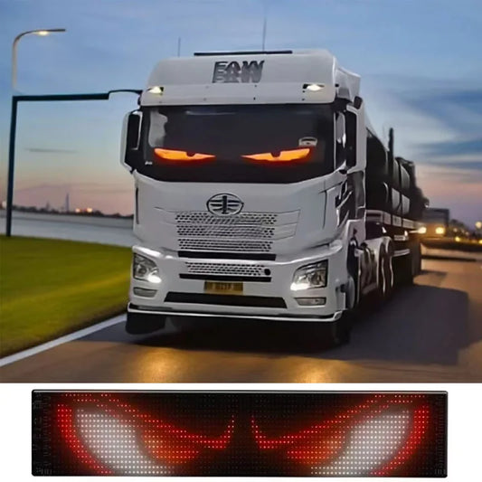 Car Scrolling Advertising Display Programmabl USB APP Control Customizable DIY Bluetooth RGB LED Sign Text Pattern Animation 5V