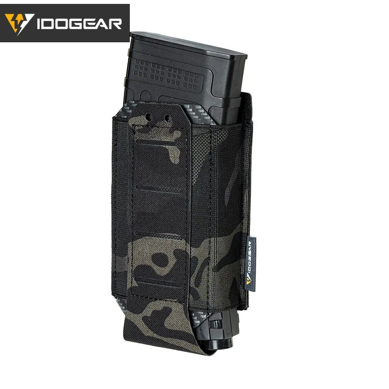IDOGEAR Tactical Single LSR 556 Mag Pouch Mag Carrier MOLLE Pouch Laser Cut Tool Bags 35135