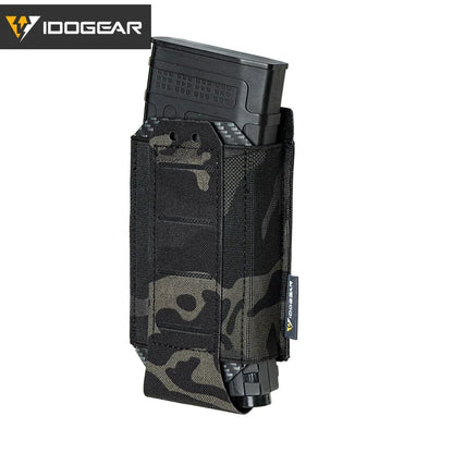 IDOGEAR Tactical Single LSR 556 Mag Pouch Mag Carrier MOLLE Pouch Laser Cut Tool Bags 35135