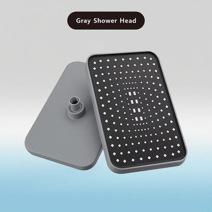 Large Flow High Pressure Shower Head Spray Bathroom Rain Shower Silicone Water-saving Nozzle Pressurization Handheld Accessories