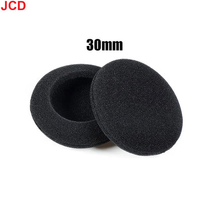 10pc Thickened Foam Ear Pads For Headphones Sponge Replacement Cushions Covers Earphones Case 35mm 40mm 50mm 55mm 60mm 70mm 75mm