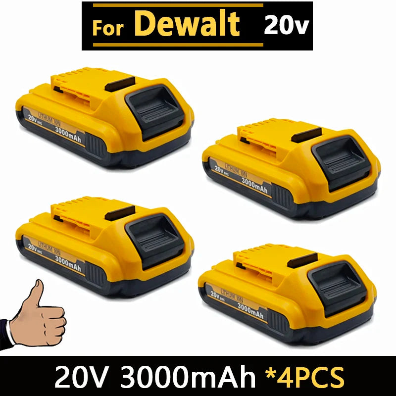 New High-power For DEWALT 20v/60V battery DCB200 DCB205 DCB206  * power tool 18V battery 3AH 8AH 12AH 18AH batteries  DCD805