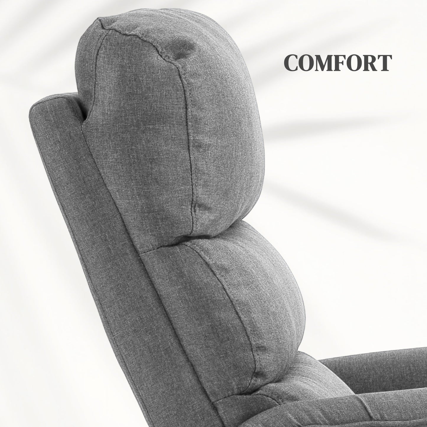HOMCOM Electric Riser Recline Armchair, with Footrest - Grey