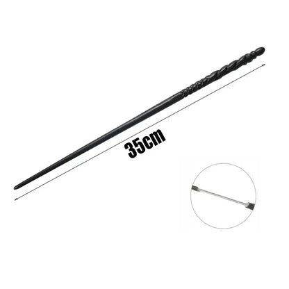 New Anime Cosplay Metal Core Magic Wand Harri Decoration Toy Accessories For Bacchetta Di Plastic Pottee Magic Stick