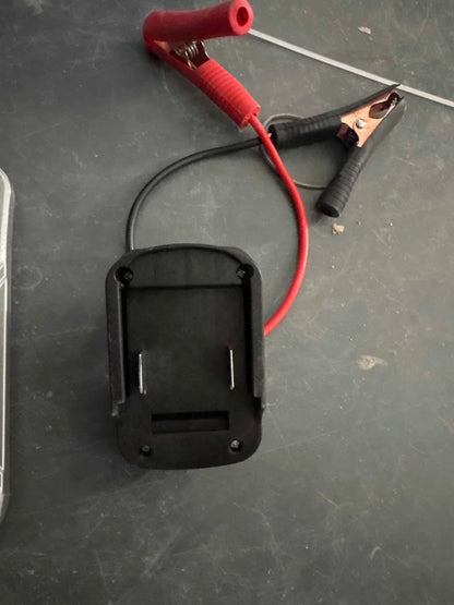 Car Lithium Battery Converter Charger Clip Auto Igniter Jump Starter For Makita Booster Cable Adapter Emergency Power DIY Tools