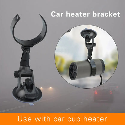 2 in 1 12V 150w Suction Cup Car Heater Windshield Defrost Defogger Car Heat Cool 360° Rotatable Car Accessories Portable Heater