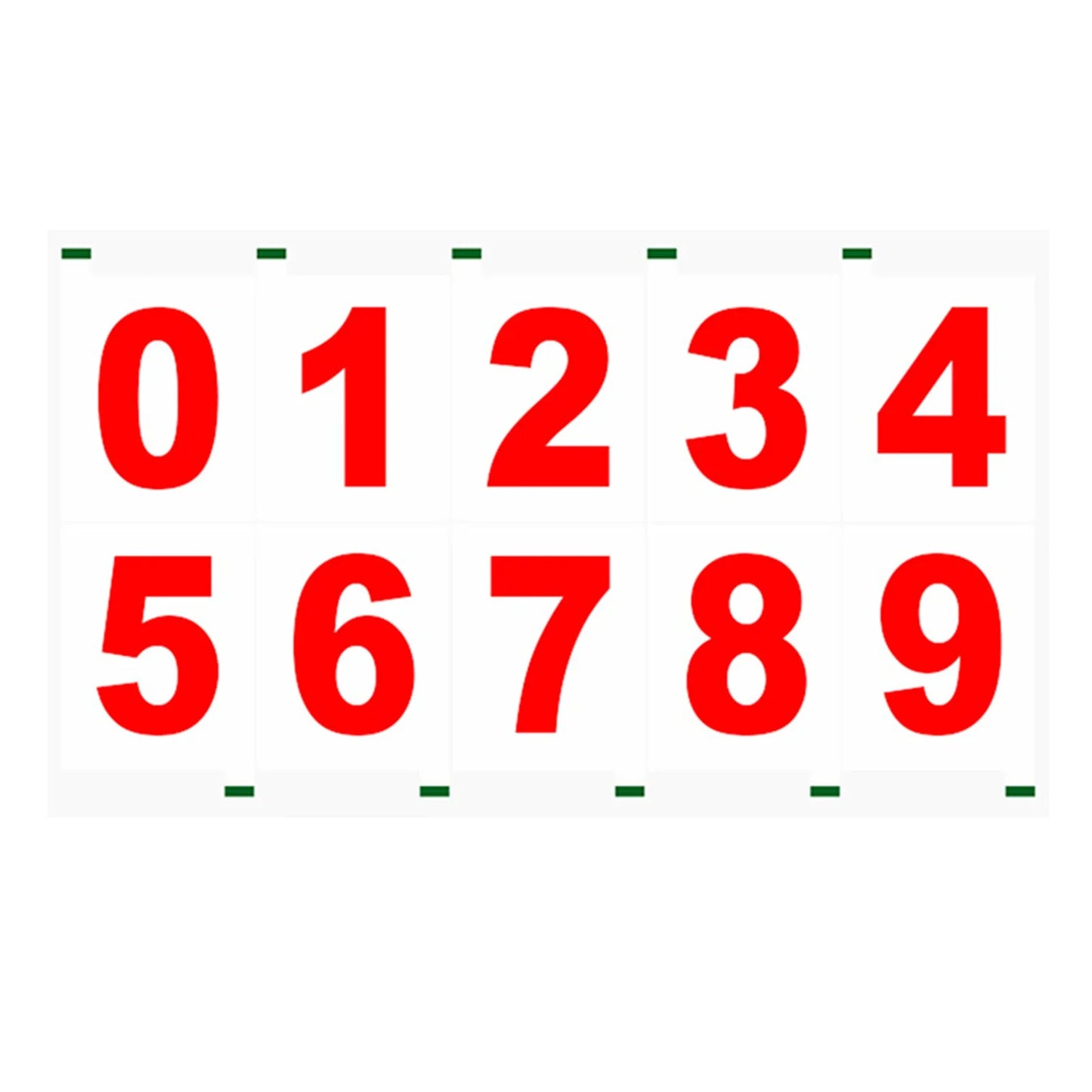 Waterproof Number Sticker Heat Resistant Self Adhesive Nanofilm Mailbox House Address Decals Sticker For Home Farmhouse Decor