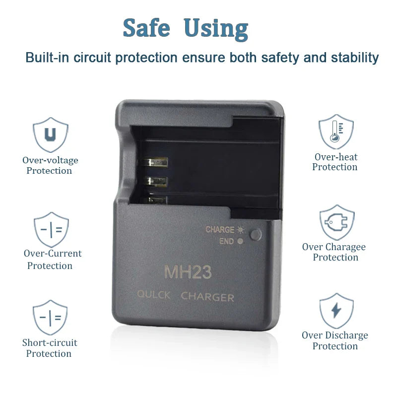 MH-23 MH23 Charger for Nikon EN-EL9 EN-EL9A L Battery D8000;D5000;D3000;D60;D40;D40X Camera MH23 ENEL9