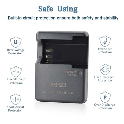 MH-23 MH23 Charger for Nikon EN-EL9 EN-EL9A L Battery D8000;D5000;D3000;D60;D40;D40X Camera MH23 ENEL9