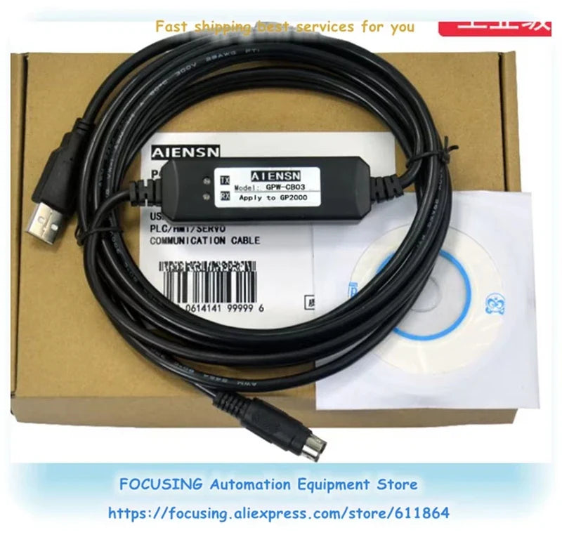New GPW-CB03 Or GPW-CB02 Usb Programming Cable For GP HMI Touch Panel