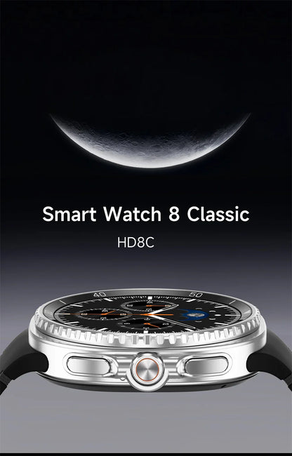 Weather Smart Watch Blue Tooth Call Watches Heart Rate Waterproof SmartWatch Voice Assistant NFC Sport Fitness Music Bracelet