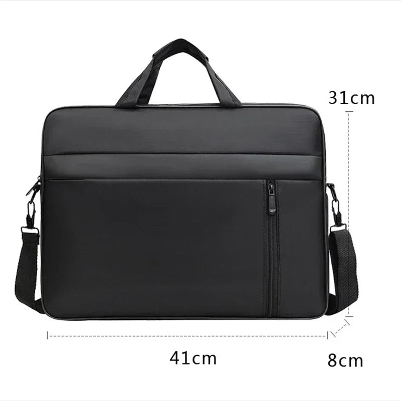 15.6 Inch Men's Handbags Laptop Bag Outdoor Business Trip Black Portable Large Capacity Computer Organizer Bags Мужская сумка 가방