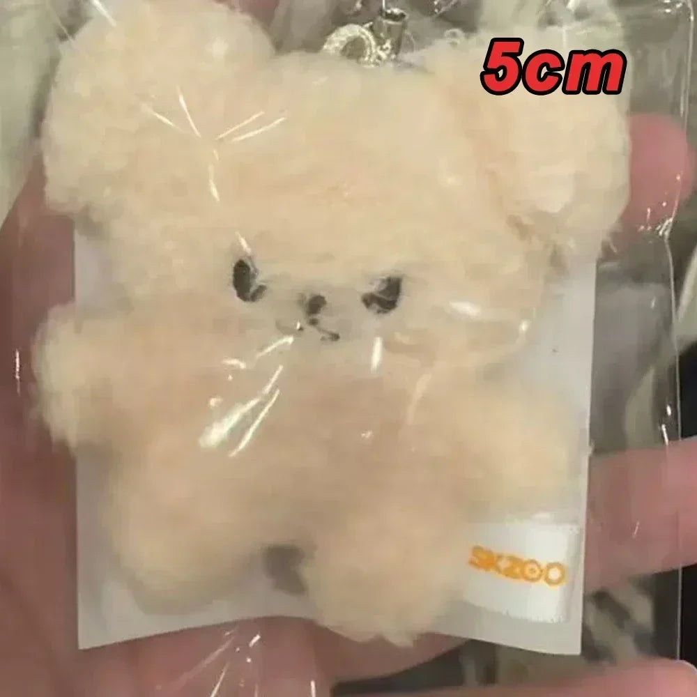 SKZOO Plush Keychain Plush Keychain Wolf Plush Toy Seoul FM Week Cloak Doll Magic School Kid Birthday Gift